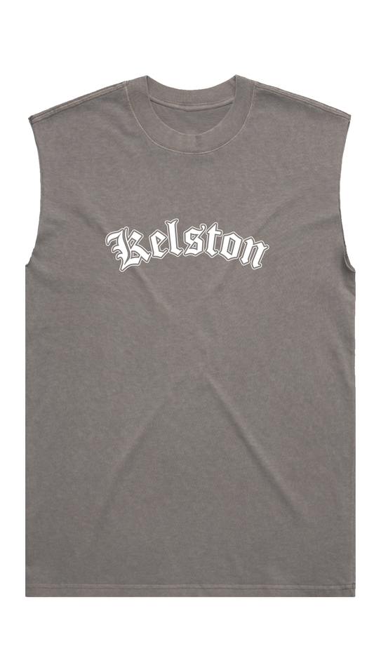 Stone Faded Kelston Singlet