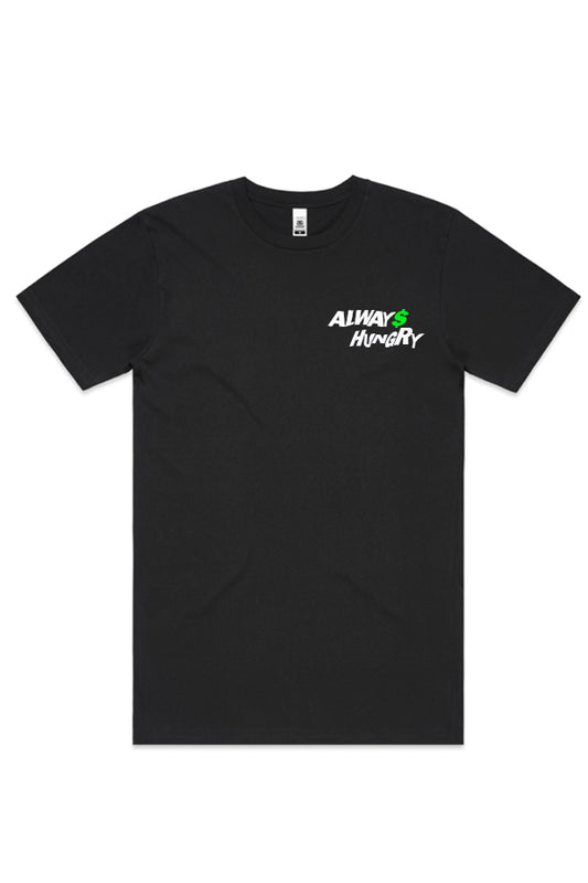 Side Piece Black Tee