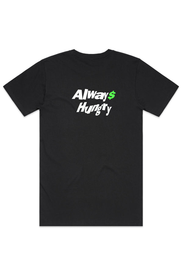 Side Piece Black Tee