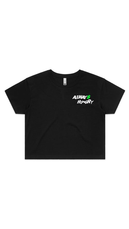 Black Crop Tee
